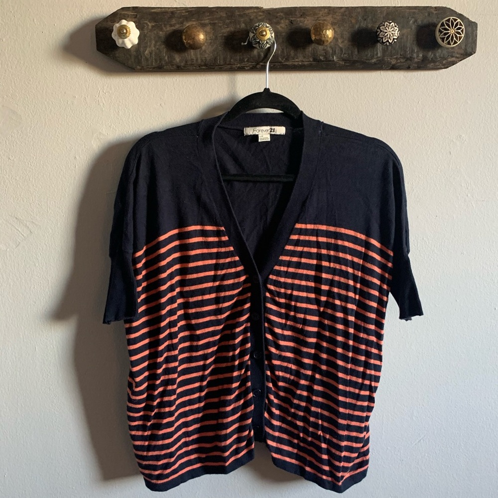 Striped cardigan